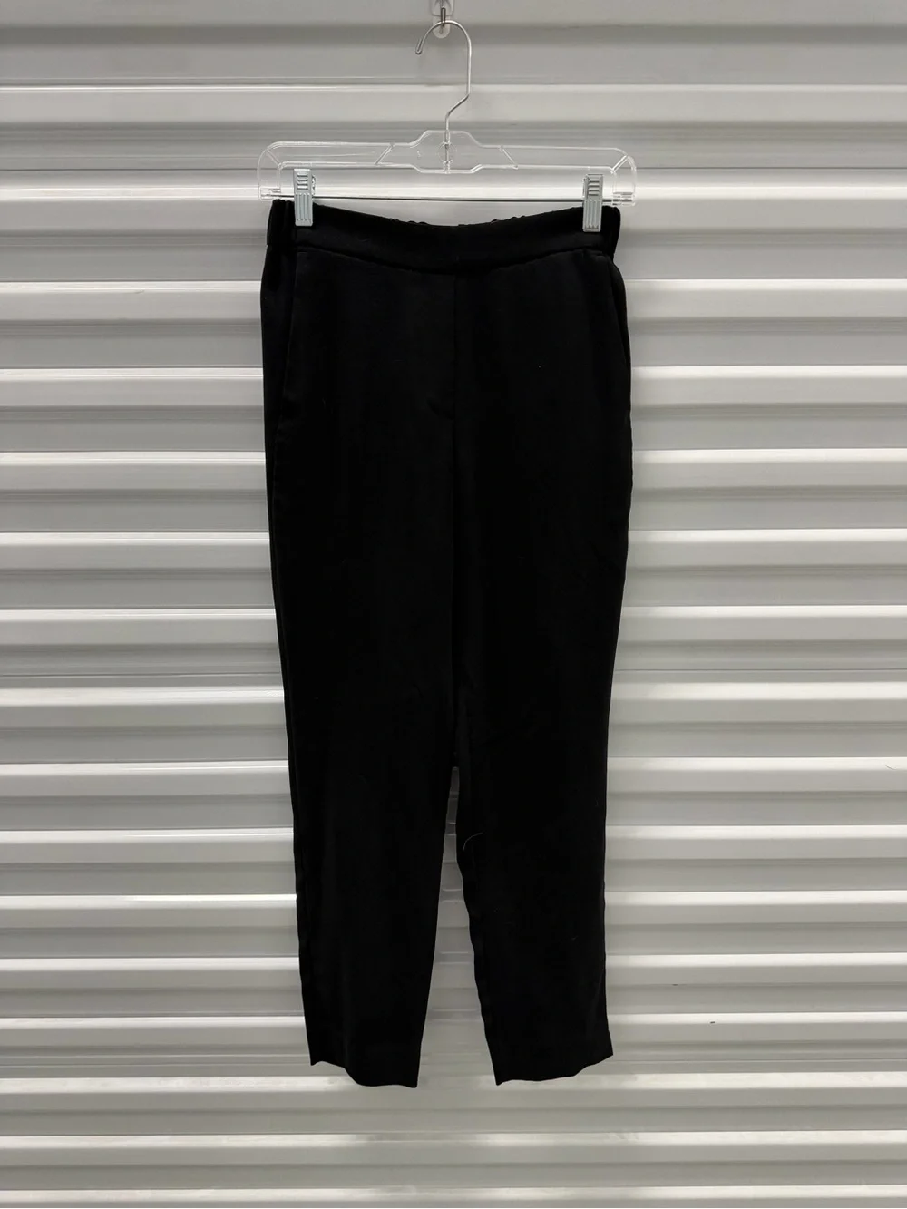 J. Crew Black Dress Pants with Elastic Waist Size 0
